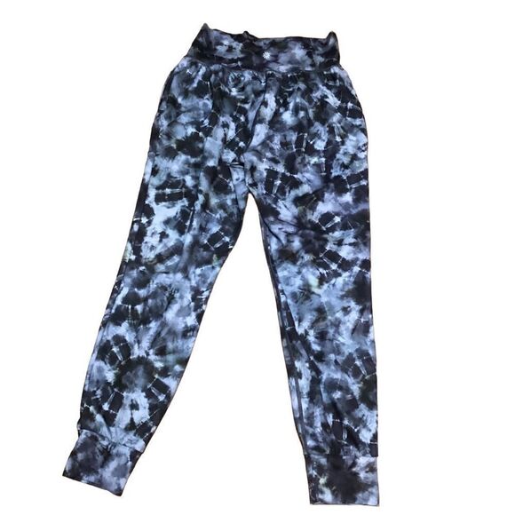 Athleta Salutation Printed Jogger Pant Calypso Navy small - Picture 9 of 15